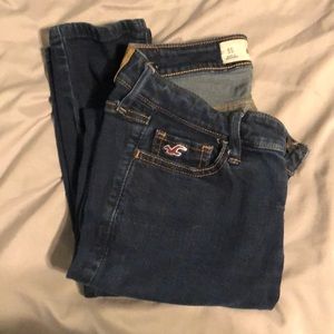 Dark Wash Hollister Super Skinny Jeans